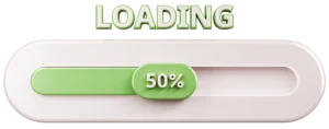 Loading Barra de cargando al 50 por cierto